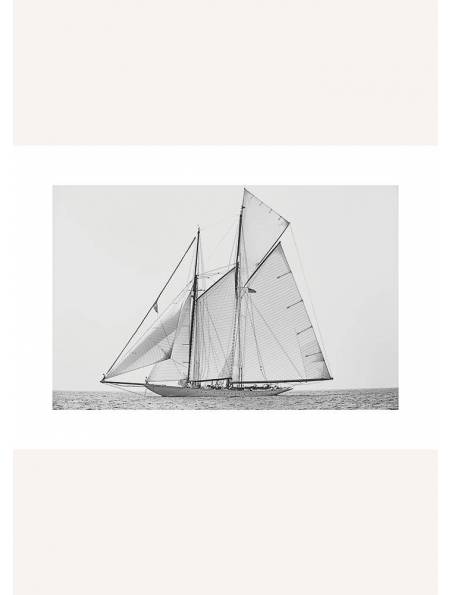 Jacht Żaglowy na Morzu, Plakat
