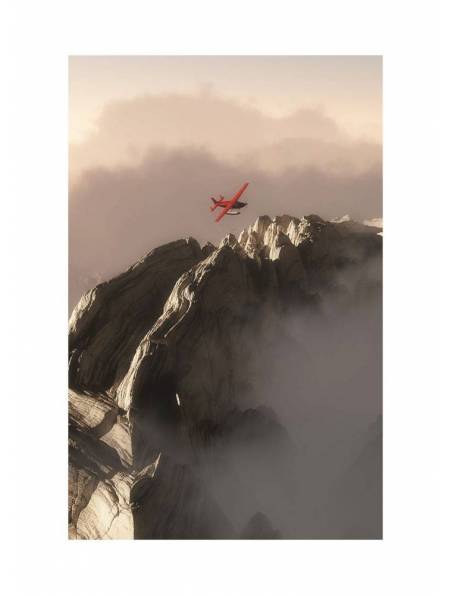 Czerwony Samolot Nad Górami, Plakat