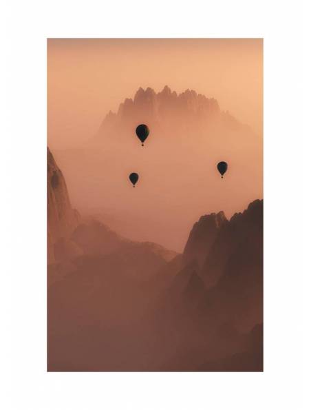 Balony w Górach, Plakat
