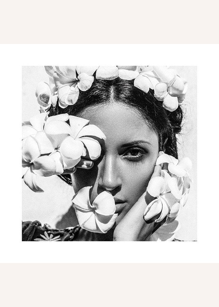 Portret Hiszpanki z Kwiatami, Plakat - 1 