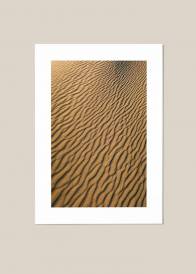 Plakat przedstawiający wiatr na piasku.