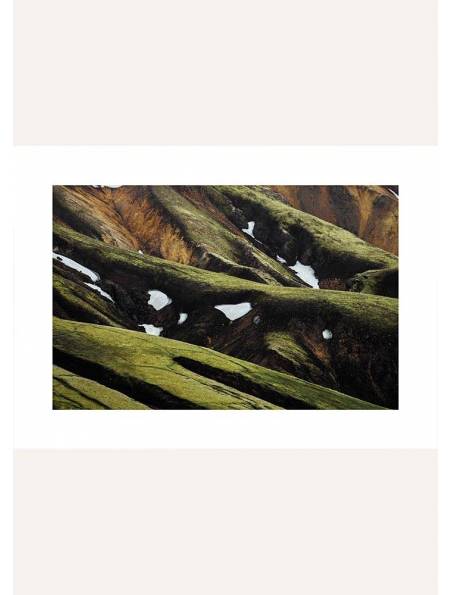 Zielony mech Islandii, Plakat