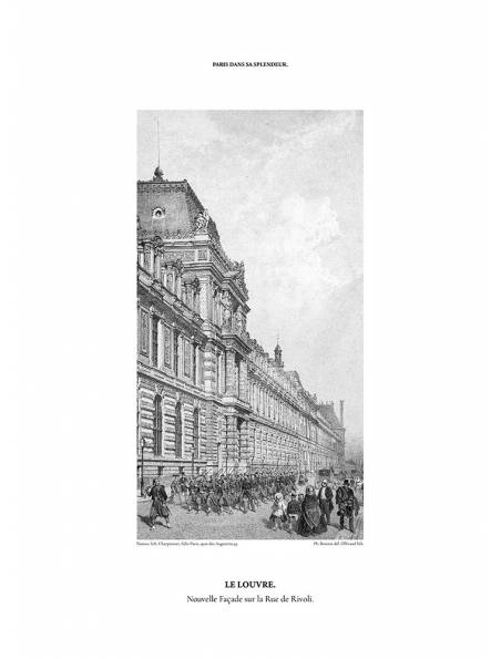 Le Louvre, Obraz w białej ramie Prado