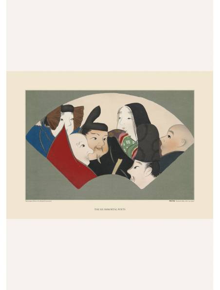 The Six Immortal Poets Kamisaka Sekka, Plakat - Sztuka japońska